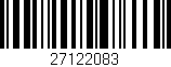 Código de barras (EAN, GTIN, SKU, ISBN): '27122083'