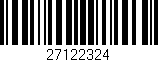 Código de barras (EAN, GTIN, SKU, ISBN): '27122324'