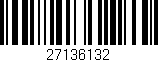 Código de barras (EAN, GTIN, SKU, ISBN): '27136132'