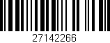 Código de barras (EAN, GTIN, SKU, ISBN): '27142266'