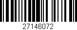 Código de barras (EAN, GTIN, SKU, ISBN): '27146072'