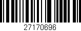Código de barras (EAN, GTIN, SKU, ISBN): '27170696'