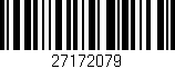 Código de barras (EAN, GTIN, SKU, ISBN): '27172079'