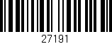 Código de barras (EAN, GTIN, SKU, ISBN): '27191'