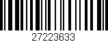 Código de barras (EAN, GTIN, SKU, ISBN): '27223633'