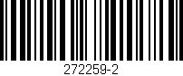 Código de barras (EAN, GTIN, SKU, ISBN): '272259-2'