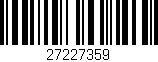 Código de barras (EAN, GTIN, SKU, ISBN): '27227359'