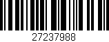 Código de barras (EAN, GTIN, SKU, ISBN): '27237988'