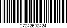 Código de barras (EAN, GTIN, SKU, ISBN): '27242632424'