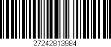 Código de barras (EAN, GTIN, SKU, ISBN): '27242813984'