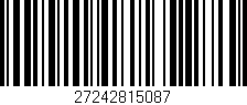 Código de barras (EAN, GTIN, SKU, ISBN): '27242815087'