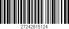 Código de barras (EAN, GTIN, SKU, ISBN): '27242815124'