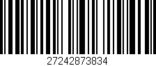 Código de barras (EAN, GTIN, SKU, ISBN): '27242873834'