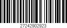 Código de barras (EAN, GTIN, SKU, ISBN): '27242902923'