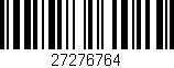 Código de barras (EAN, GTIN, SKU, ISBN): '27276764'