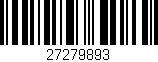 Código de barras (EAN, GTIN, SKU, ISBN): '27279893'
