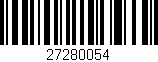 Código de barras (EAN, GTIN, SKU, ISBN): '27280054'
