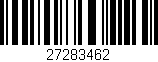 Código de barras (EAN, GTIN, SKU, ISBN): '27283462'