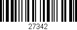 Código de barras (EAN, GTIN, SKU, ISBN): '27342'