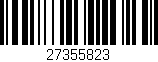 Código de barras (EAN, GTIN, SKU, ISBN): '27355823'