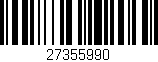 Código de barras (EAN, GTIN, SKU, ISBN): '27355990'