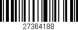 Código de barras (EAN, GTIN, SKU, ISBN): '27364188'
