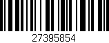 Código de barras (EAN, GTIN, SKU, ISBN): '27395854'