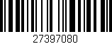 Código de barras (EAN, GTIN, SKU, ISBN): '27397080'