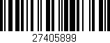 Código de barras (EAN, GTIN, SKU, ISBN): '27405899'