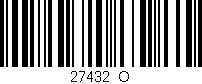 Código de barras (EAN, GTIN, SKU, ISBN): '27432_O'