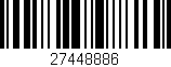 Código de barras (EAN, GTIN, SKU, ISBN): '27448886'