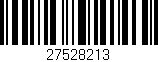 Código de barras (EAN, GTIN, SKU, ISBN): '27528213'