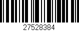 Código de barras (EAN, GTIN, SKU, ISBN): '27528384'