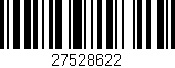 Código de barras (EAN, GTIN, SKU, ISBN): '27528622'