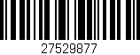 Código de barras (EAN, GTIN, SKU, ISBN): '27529877'