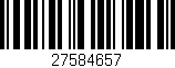 Código de barras (EAN, GTIN, SKU, ISBN): '27584657'