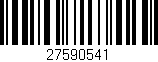 Código de barras (EAN, GTIN, SKU, ISBN): '27590541'