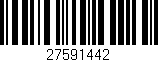 Código de barras (EAN, GTIN, SKU, ISBN): '27591442'