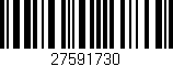 Código de barras (EAN, GTIN, SKU, ISBN): '27591730'