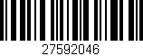 Código de barras (EAN, GTIN, SKU, ISBN): '27592046'
