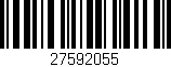 Código de barras (EAN, GTIN, SKU, ISBN): '27592055'