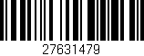 Código de barras (EAN, GTIN, SKU, ISBN): '27631479'