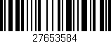 Código de barras (EAN, GTIN, SKU, ISBN): '27653584'