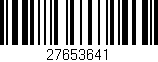 Código de barras (EAN, GTIN, SKU, ISBN): '27653641'