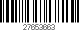 Código de barras (EAN, GTIN, SKU, ISBN): '27653663'