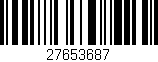 Código de barras (EAN, GTIN, SKU, ISBN): '27653687'
