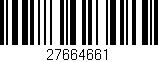 Código de barras (EAN, GTIN, SKU, ISBN): '27664661'