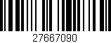 Código de barras (EAN, GTIN, SKU, ISBN): '27667090'