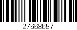 Código de barras (EAN, GTIN, SKU, ISBN): '27668697'