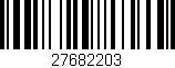 Código de barras (EAN, GTIN, SKU, ISBN): '27682203'